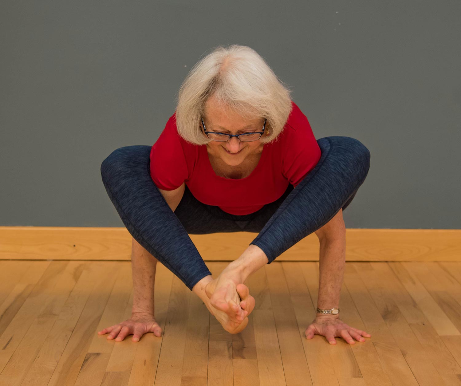 Chris Saudek yoga pose